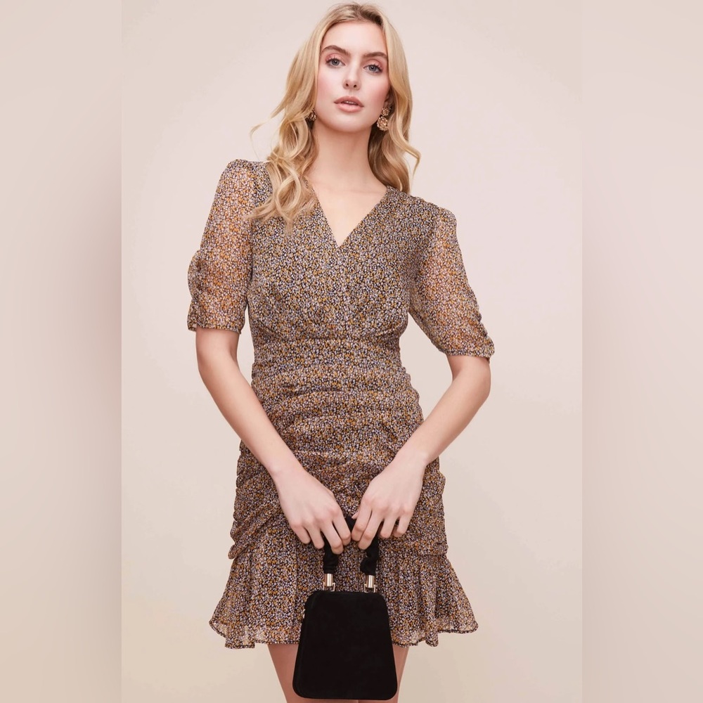ASTR Shirred Bottom Mini Dress NWT | Size S